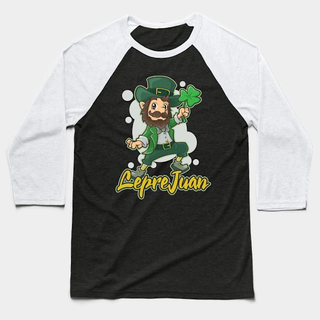 St Patrick's Day Irish Funny Ireland Latino Gift For Mexican Baseball T-Shirt by TellingTales